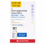 Glipiq (Semaglutide) 0.25mg/0.5mg Dual-Dose Injection Pen by Glenmark pharmaceuticals.