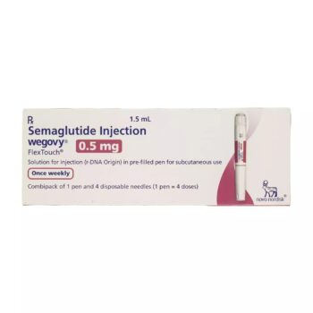 Wegovy 0.5mg FlexTouch 1.5ml pre-filled pen for weight loss injection