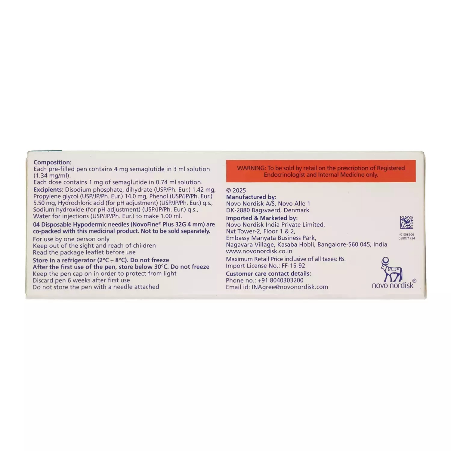 ozempic-1mg-pre-filled-pen-of-3ml-solution-for-injection Ozempic 1mg Pre Filled Pen 3ml solution for weekly type 2 diabetes and weight loss injection