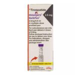Mounjaro 2.5mg KwikPen starter dose injection for weight loss and type 2 diabetes management.